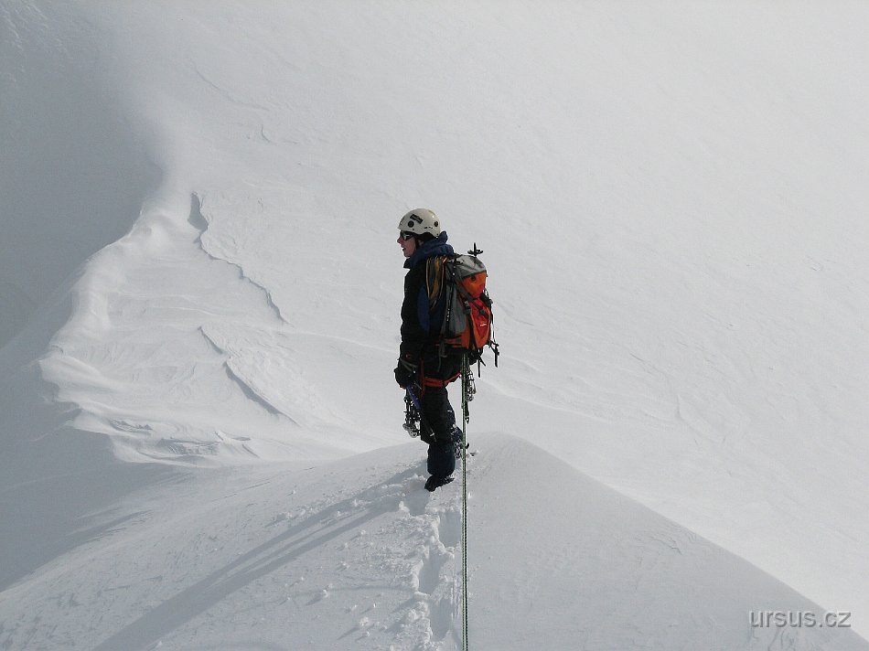 tatry 262.jpg - V sedle mezi Východnou Vysokou a Kupolou.